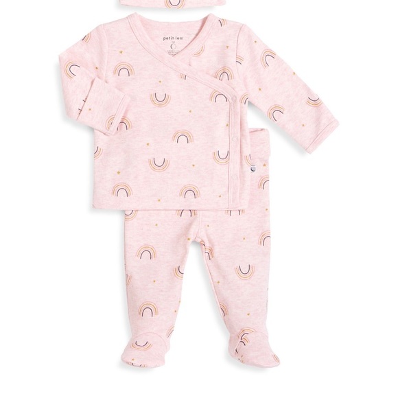 Adorable rainbow 3 piece Newborn outfit 💖 - Picture 2 of 2
